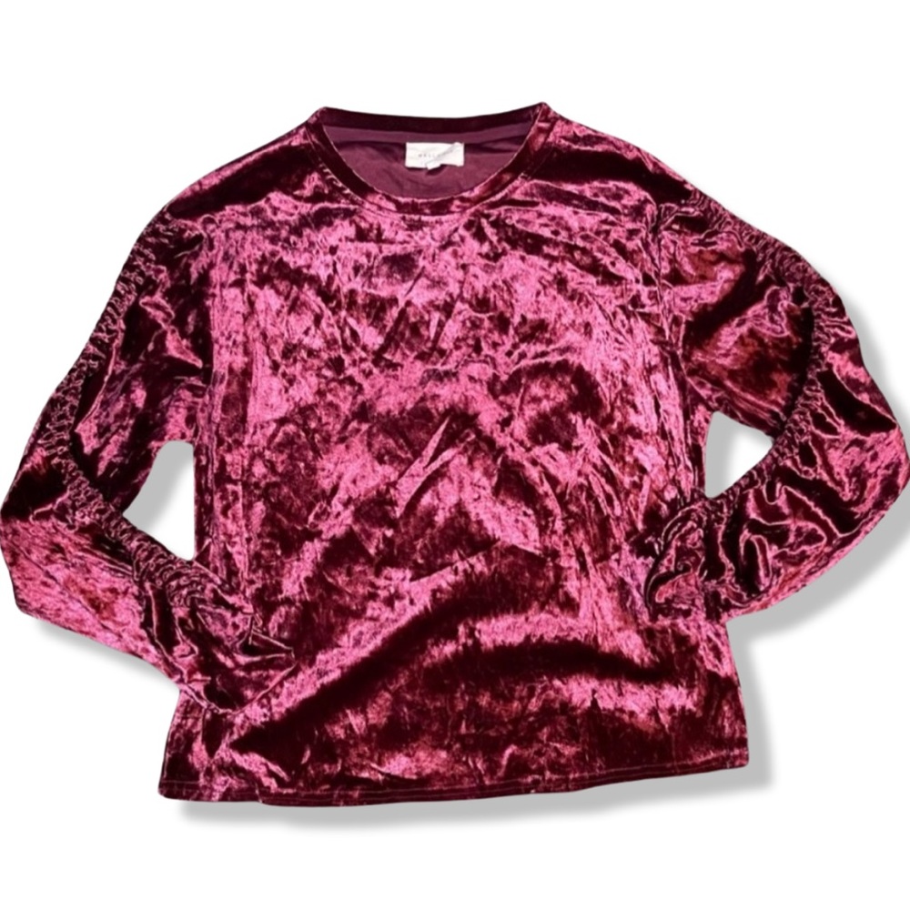 MELLÓ DAY velvet long sleeve t-shirt